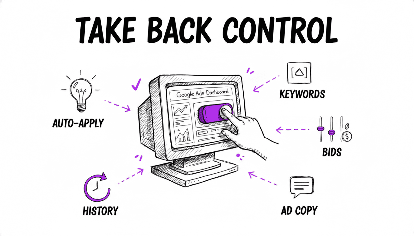 How to Turn Off Auto-Applied Recommendations in Google Ads (2026)