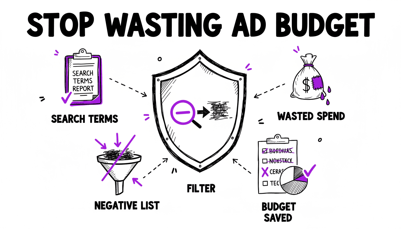 Negative Keywords in Google Ads: How to Stop Wasting Your Ad Budget